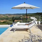 Luna Mit Garten, Terrasse Und Einen Atemberaubenden Blick Apartamento Terricciola