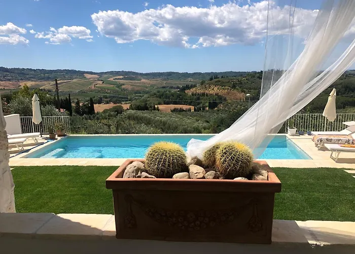 アパート Luna Mit Garten, Terrasse Und Einen Atemberaubenden Blick Terricciola